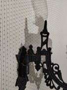 Antique Oil Lamp Cast Iron Wall Bracket Swing Arm Holder