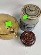 LOT Crocks Heniz 57 & Hen Cookie Jar