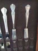Vintage Flatware Old Company Plated Service for 8 + Serving Silverplate