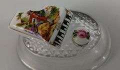 Vintage Miniatures Limoges Piano Cow Mouse