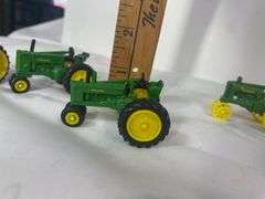 LOT 4 Small John Deere Tractors Decorative