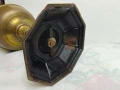 Antique Otto Müller Germany Wunder-lampe Oil Lamp Brass Ornate Russian