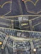 Ladies Denim Jeans LOT of 4 Gap Levi 27 Waist