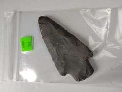 Primitive 4" Stemmed Arrow Head Indiana Native American