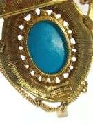 Vintage Costume Jewelry Florenza Brooch Pin Dangle *Miss Stone