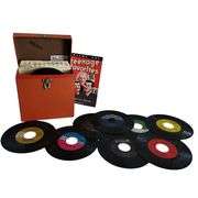 Vintage Record Lot 45s + Orange Case