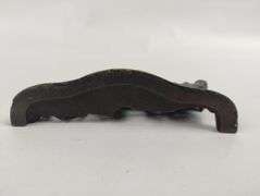Antique Set of 2 Metal Covered Wagon Bookends