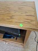 SOlid Wood TV Cabinet + DVD VCR & Hopper Unit (no TV)