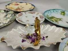 LOT Antique European Porcelain Dishes Plates