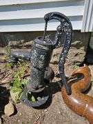 Antique Kendallville IN Hand Pump Water Spigot Garden Outdoor Decor