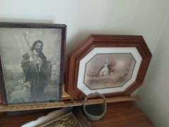 LOT Vintage Pictures Religious Country Church Jesus Wall Decor