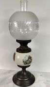 Vintage Parlor Hurricane GWTW Style Lamp Made in UK