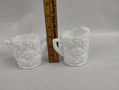 LOT Westmoreland Cream & Sugar Bowls S & P Shakers