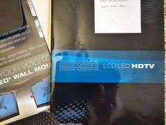 Vizio LCD LED HDTV TV Remote Paperwork