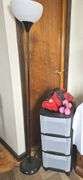Floor Lamp Red Devil Vacuum Hand Weights 3 Drawer Storage