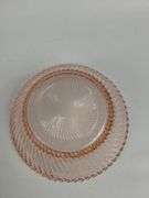 Antique Pink Depression Era Bowls Set of 5