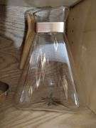 MCM Atomic Vintage Gold Glass Coffee Carafes Mid century Modern