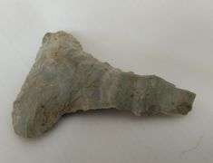 2 Primitive Lanceolate Stem Arrow Heads Indiana Native American