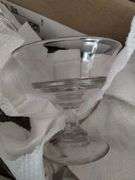 LOT Vintage Bridal Champagne Glasses & Clear Champagne Glass Set