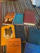 LOT Vintage Children's Books Hymnals Story Book Poor Little Rich Girl
