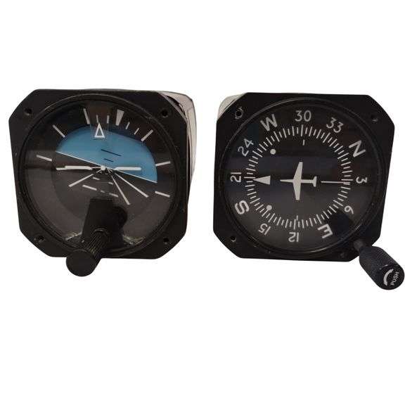 Vintage Aviation PIPER Direction & Horizon Gyros Gauges