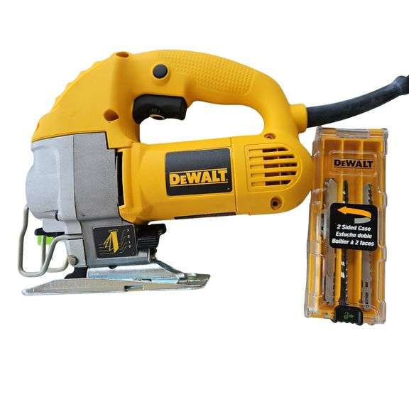 Dewalt DW317 Jigsaw Electric Nearly New + Blades