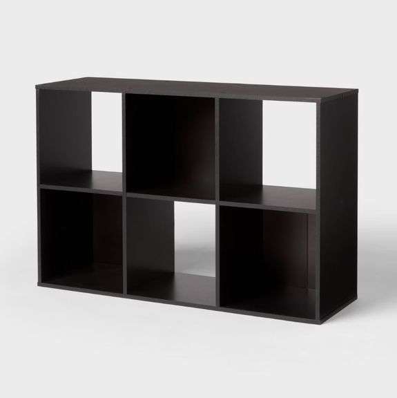 11" Cube Book Shelf Black - Brightroom™