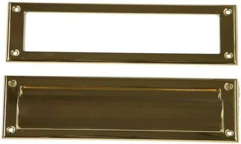Gibraltar Mailboxes MS00BR03 Mail Slot, Brass