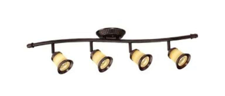 4 Light Antique Bronze Wave Ba 10.24"h x 4.33"w x Antique Bronze