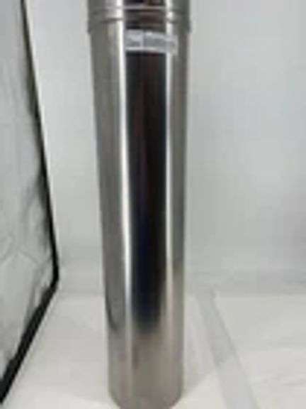 DuraVent FSVL3608 FasNSeal 8" x 36" Stainless Steel Vent Length