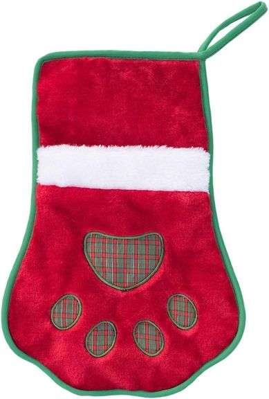 Retail $12.99 ZippyPaws Christmas Stocking Dog Toy - Plush Squeaky Holiday Dog Gifts for Small & Med