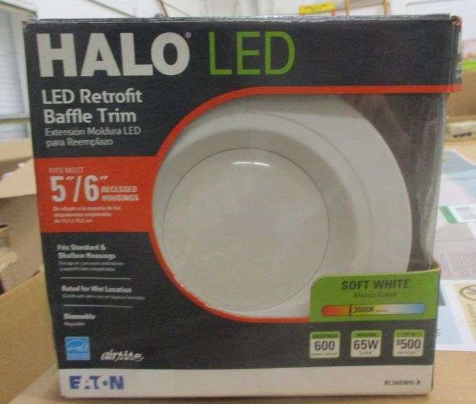 Halo 6 in. White LED Recessed Lighting Trim