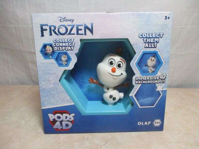 WOW! PODS 4D Disney Frozen Olaf collectible toy.