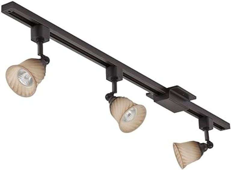 Lithonia Lighting Bell 44.5 in. 3-Light Oil-Rubbed Bronze Track Lighting Kit