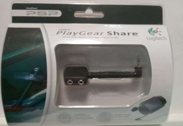 Logitech PlayGear Share - Audio Splitter for PSP and other devices - BGR