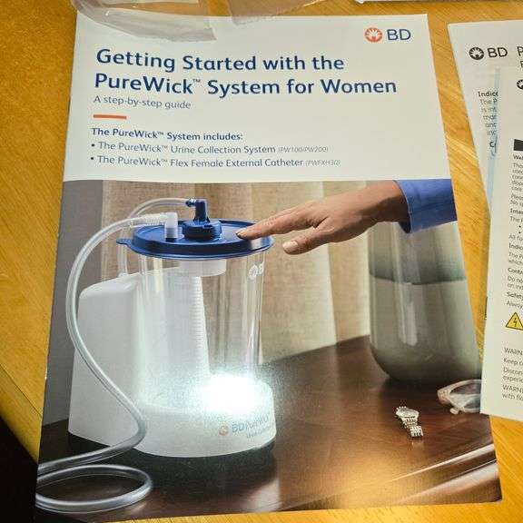Puryick PureWick urine collection system, complete. - BGR