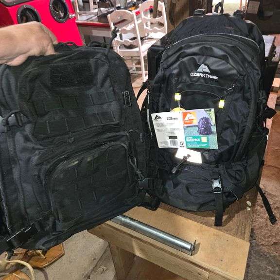 NEW backpack and a like-new backpack. Black - BGR