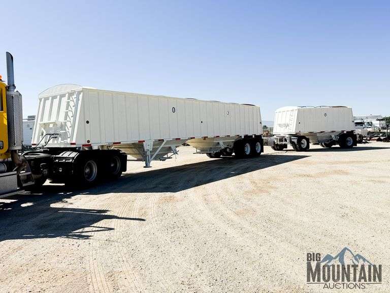 GRAIN TRAIN  2012 All Steel  Lead Dual Hopper Trailer, 2012 All Steel Pup Hopper Trailer