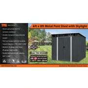 TMG-MS0608P 6’x8’ Metal Pent Shed With Skylight