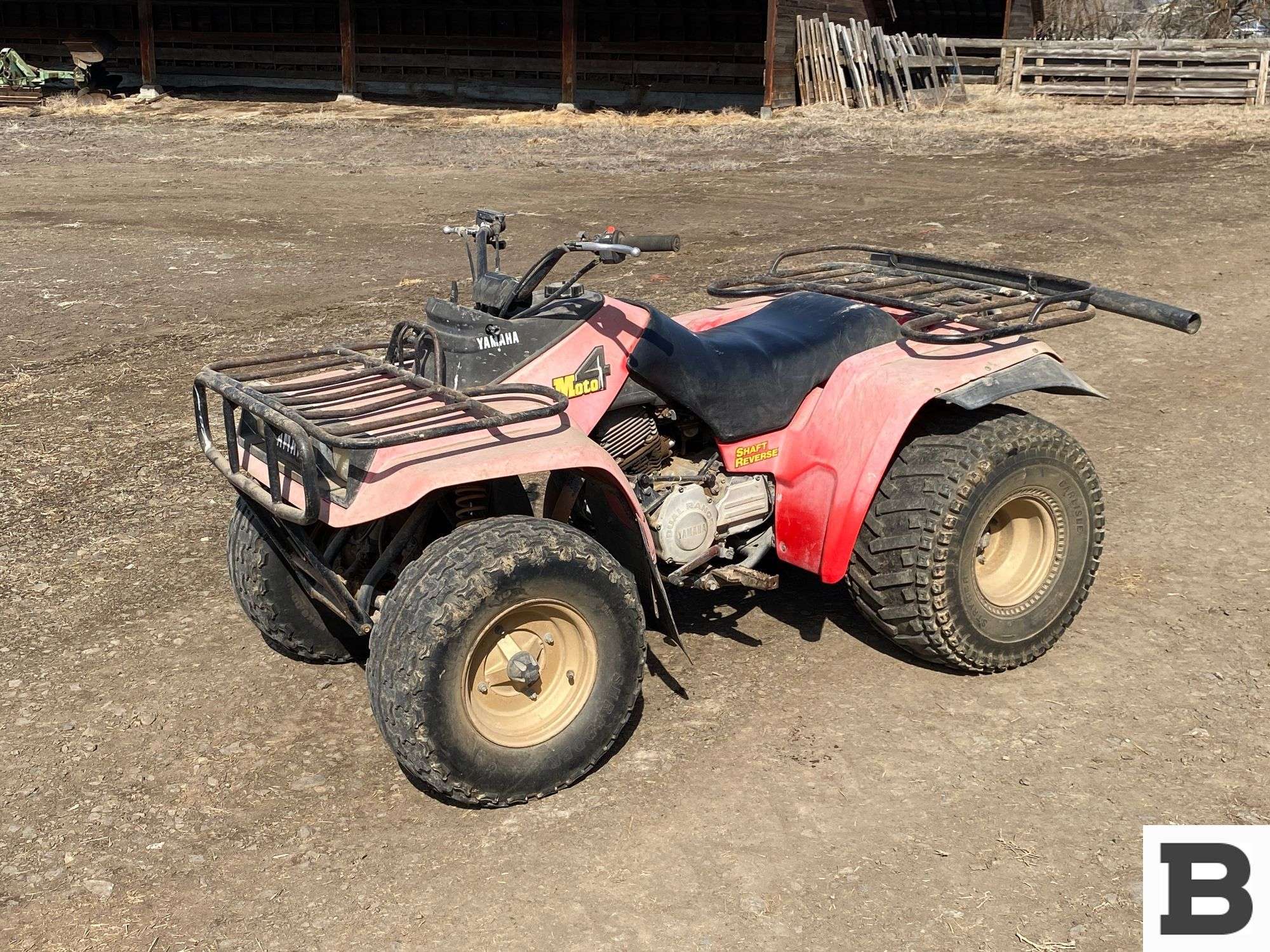 1986 Yamaha YFM225 Moto 4 ATV - Booker Auction Company