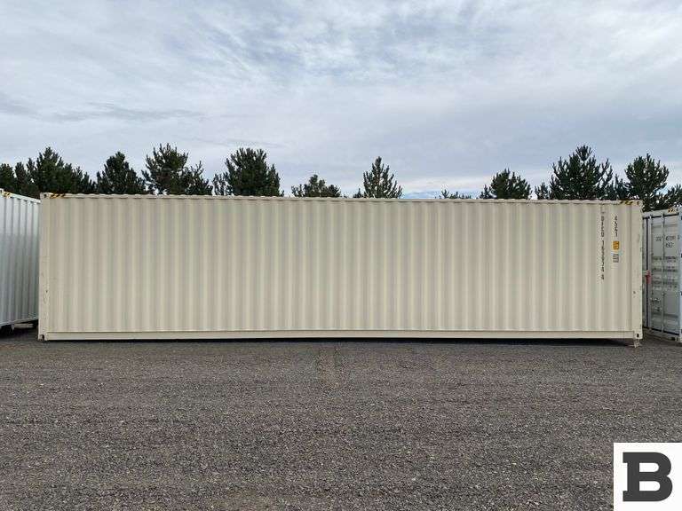 40' High Cube Container Booker Auction Company