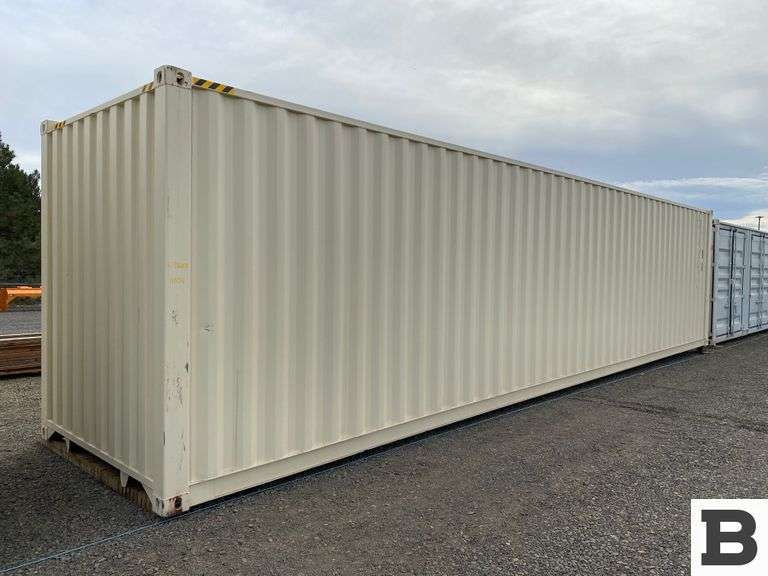 40' High Cube Container Booker Auction Company
