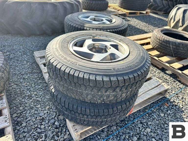 Firestone P225/75R15 Tires & Rims - Booker Auction Company