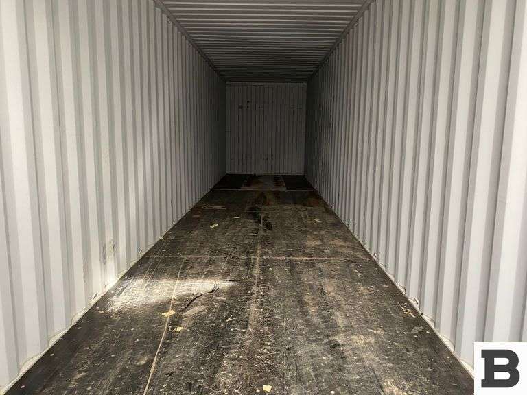 40' High Cube Container Booker Auction Company