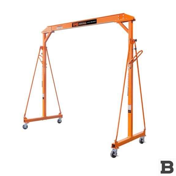 Hand Winch Portable Gantry Crane , Height Adjustable Mini Gantry Crane