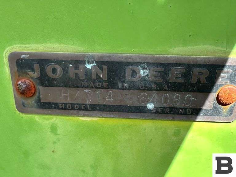 John Deere HZ714 Grain Drills - Booker Auction Company