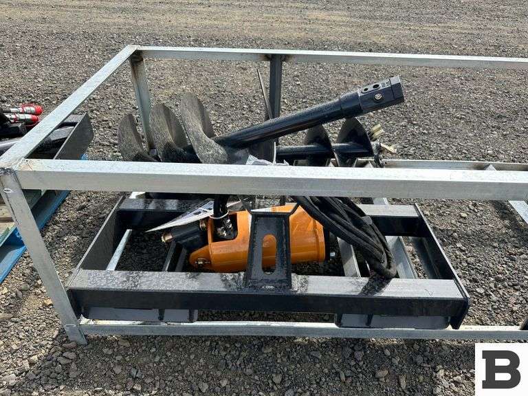 Wolverine Skid Steer Auger Drive and Bit