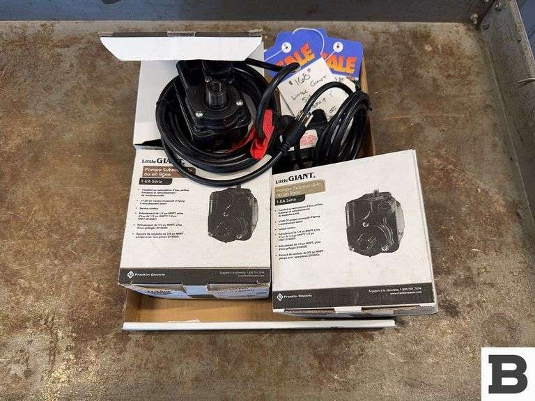 Little Giant Submersible or In-line Pumps