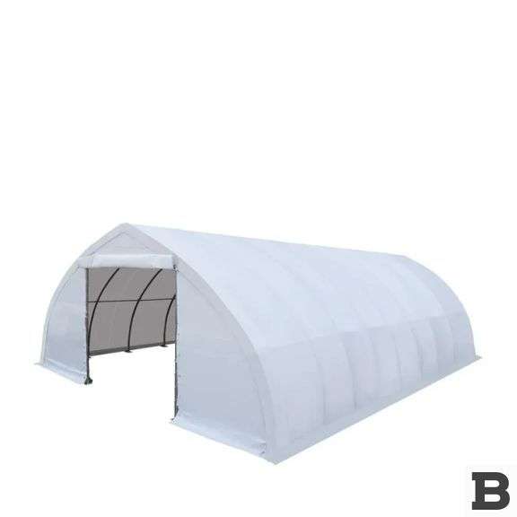 TMG TMG-ST3040E 30’x40’ Pe Fabric Peak Ceiling Storage Shelter