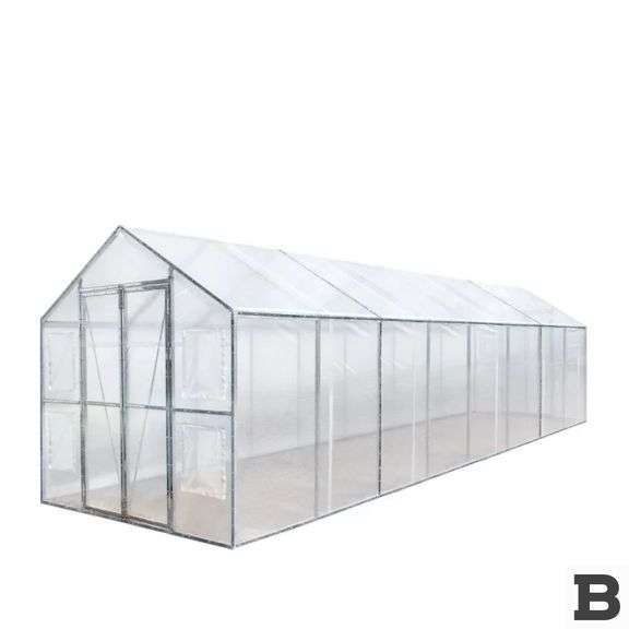 TMG TMG-GH826 8’x26’ Galvanized Steel Greenhouse Grow Tent